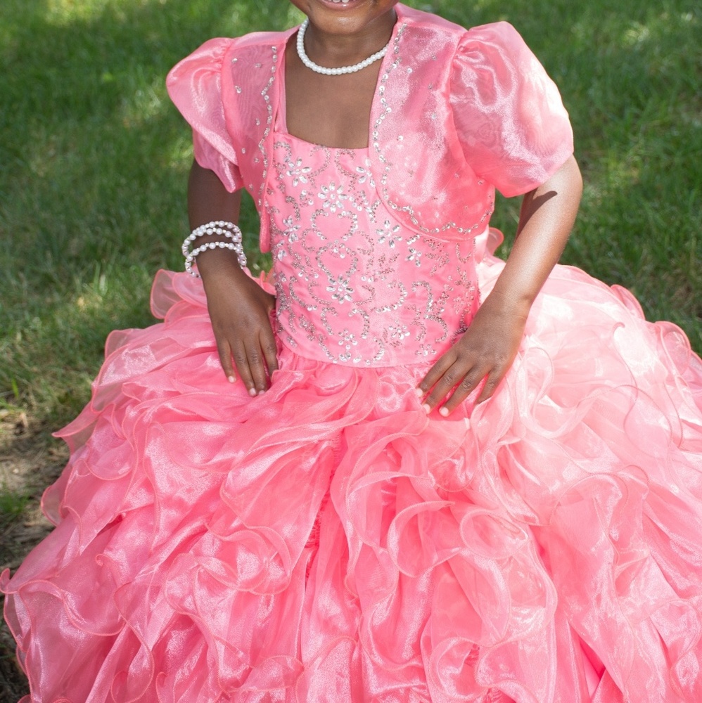 Toddler wedding, pageant, flower girl, dress